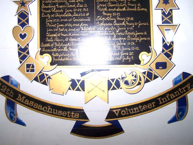 An Important Civil War Battle Honor Roll of the 12th Massachusetts Volunteer Infantry — image 3